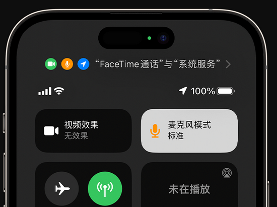 邳州苹果授权维修网点分享iPhone在通话时让你的声音更清晰 