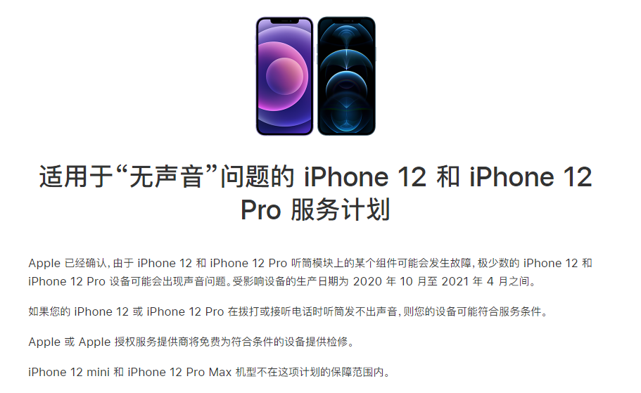 邳州苹果手机维修分享iPhone 12/Pro 拨打或接听电话时无声音怎么办 